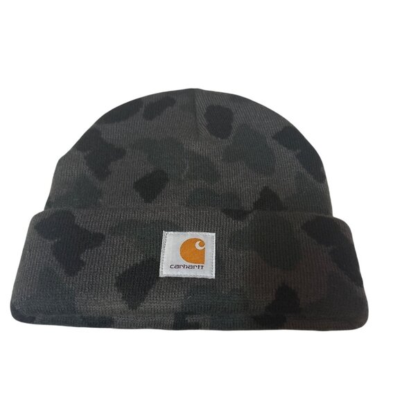 Carhartt Mens Camo Knit Beanie Hat - Picture 1 of 4